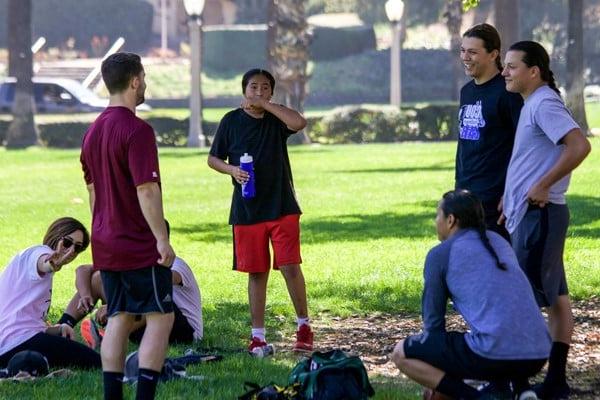 Native American students on campus